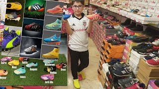 FUTBOL MAÇI İÇİN BORANA KRAMPON ALIŞVERİŞİNE ÇIKTIKتسوق أحذية كرة القدمsoccer shoes [upl. by Deeann]