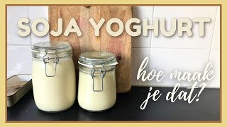 Sojayoghurt maken  Hoe doe ik dit heel erg simpel [upl. by Cinderella]