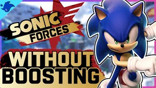 Is it Possible To Beat Sonic Forces without Boosting [upl. by Vedi]