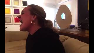 Stan Twitter Adele Screaming on Live [upl. by Enitnatsnoc]