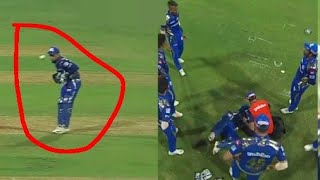 Ishan Kishans Injury career ending injury hope he is fine  RCBVSMI IPL11 twitter HIGHLIGHTS [upl. by Beetner791]