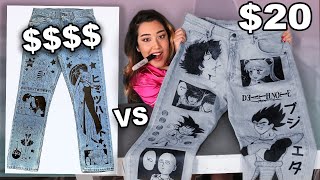 I Made Designer Jeans With Only 20 amp A Sharpie [upl. by Aeslek34]