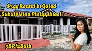 344 Rental in Gated Subdivision Philippines 3BR2Bath [upl. by Norty360]