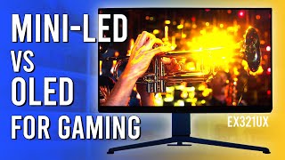 4K MiniLED LCD vs 4K OLED What Should You Buy  BenQ Mobiuz EX321UX Review [upl. by Fritz]