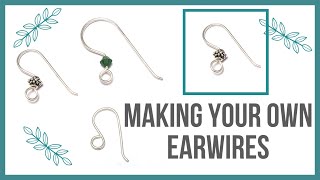 Making Your Own Earwires  Beaducationcom [upl. by Oivat293]