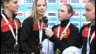 Neue Golden Girls des deutschen Schwimmsports im Interview [upl. by Kram]