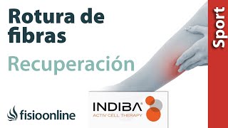 Acelera la recuperación de una rotura de fibras con INDIBA ACTIV [upl. by Alah]