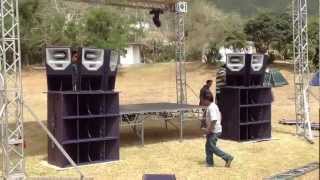 Funktion One sound system in crater of Pululahua Volcano Ec [upl. by Pooi]