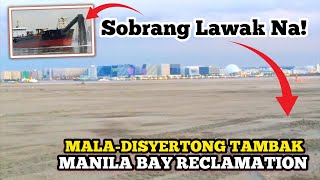 MALADISYERTONG TAMBAK SA MANILA BAY SOBRANG LAWAK NA [upl. by Akenna421]