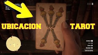 LOCALIZACION CARTA DEL TAROT RDR2 ONLINE  PALO DE BASTOS CARTA DEL TAROT RDR2  TAROT CARDS RDR2 [upl. by Genet]