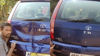 amazing Removal and repair car dent at home easily without scratches no machine needed hyderabad [upl. by Sellihca390]