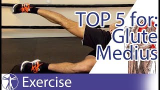 Top 5 Gluteus Medius Exercises [upl. by Jet]