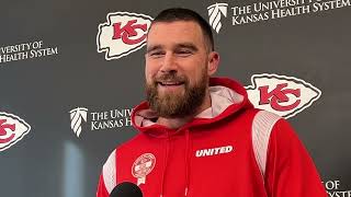 Chiefs TE Travis Kelce Press Conference Jan 11 [upl. by Naawaj]