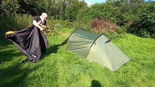 OEX Jackal 2 Man Tent Erection in Five Minutes [upl. by Nek539]