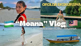 🇺🇿Moana oroliga sayohat  Lankgawi oroli  Styuardessa sayohati  Malaysia🇲🇾🌊🏝️ [upl. by Cowles]