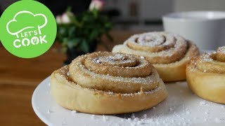 Schwedische Zimtschnecken selber machen  Kanelbullar Rezept [upl. by Irret]