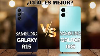 Samsung Galaxy A15 VS Samsung Galaxy A06 [upl. by Redneval886]