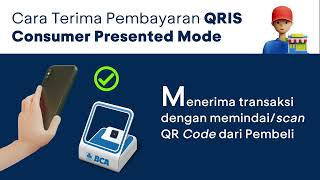 Cara menerima pembayaran QRIS BCA mobile menggunakan QR Reader dan EDC BCA  Consumer Presented Mode [upl. by Hakan249]