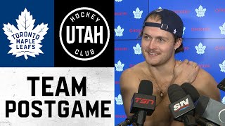 Maple Leafs Media Availability  Postgame vs Utah Hockey Club  November 24 2024 [upl. by Gerc9]