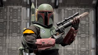 Hot toys Boba Fett repaint armor review [upl. by Nnaylloh]