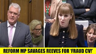 REFORM MP Savages Rachel Reeves ‘Fraud CV’ Whilst Calling Out Rayner For Screwing Over Farmers [upl. by Ridglea]