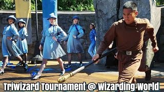 Triwizard Spirit Rally  Wizarding World Hollywood [upl. by Nortad]