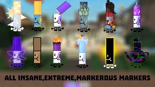 How To Find ALL Insane Extreme Markerous Markers In Find The Markers  Roblox Find The Markers [upl. by Cogswell63]