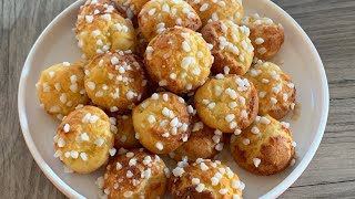 Choux pastry chouquettes recipe  Happy Home Food [upl. by Alyda442]