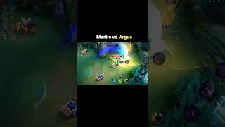 Martis vs Argus 💀✅ mobilelegends mlbb [upl. by Anawik]