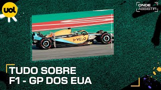 FÓRMULA 1 ONDE ASSISTIR TRANSMISSÃO AO VIVO E HORÁRIO DO GP DOS EUA [upl. by Ireland63]