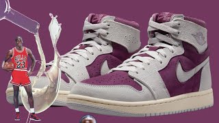 NEW  SMOOTH LIKE FINE WINE  AIR JORDAN 1 ZOOM CMFT 2  nike jordan1 sneakers bordeaux [upl. by Hatcher]