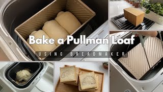 Baking a Pullman Loaf in a Breadmaker Machine [upl. by Mharg632]