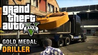 GTA 5  Mission 77  Driller 100 Gold Medal Walkthrough [upl. by Homovec]