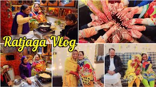 RATJAGA VLOG quot Shadi Ke Gulgulay Baji Ne Banaye  Sab Ne Mehendi Lagwayi❤️ [upl. by Velda]