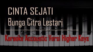 karaokecintasejati karaokebcl Bunga Citra Lestari  Cinta Sejati Karaoke Versi Higher Keys [upl. by Orrin]