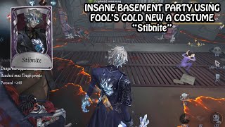 Fools Gold new A costume quotStibnitequot gameplay  Identity V [upl. by Mendes]