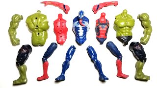 AVENGERS ASSEMBLE VENOM SPIDERMAN HULK SMASH avengerstoys [upl. by Anua707]