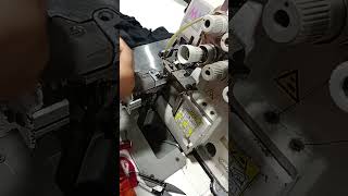 Automatic Back Latching Overlok Machine [upl. by Ofella]