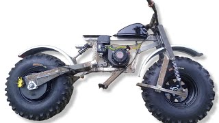 Homemade Fat Tire Motorcycle part 1 [upl. by Ahsinawt]