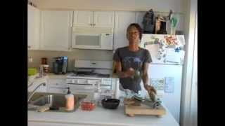 Hearty Spaghetti Recipe low fat raw vegan [upl. by Yesima]