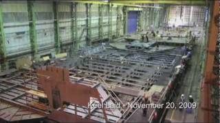 Halifax Shipyard Shipbuilding Time Lapse [upl. by Myke404]