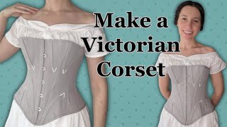 How to Sew a Victorian Corset  Simplicity 2890 Sewing Tutorial [upl. by Mano]