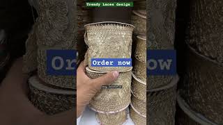 TRENDY LACES DESIGNNew Laces design2024lacemakeonlineshoppinglacesdesignlacebanglesbangles [upl. by Malti]