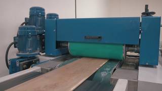 SOEST UV finishing line  Application of 2 coats in 1 pass [upl. by Neerroc]