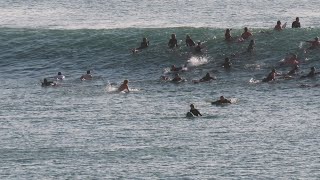 FREE SURFERS ARE FIGHTING FOR BIG WAVE IN BINGIN AND IMPOSSIBLES [upl. by Fauver65]