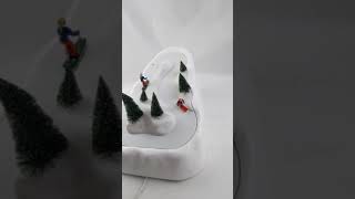 Department DEPT 56 Christmas VILLAGE ANIMATED SKI SLOPE [upl. by Luo]