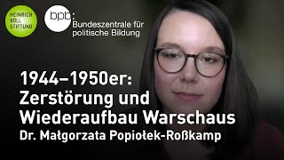 Perspektiven zum Warschauer Aufstand II  Dr PopiołekRoßkamp polnische Untertitel [upl. by Aokek29]