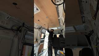 Making a panelless ceiling diy campervan vanconversion vwcrafter [upl. by Taran]