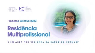 Residência Multiprofissional HCFMUSP 2023 [upl. by Eecyaj]