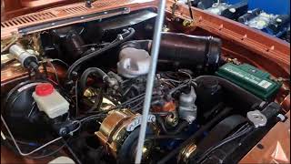 Ford Cortina MK5 30 V6 Engine Bay [upl. by Ydnyc]